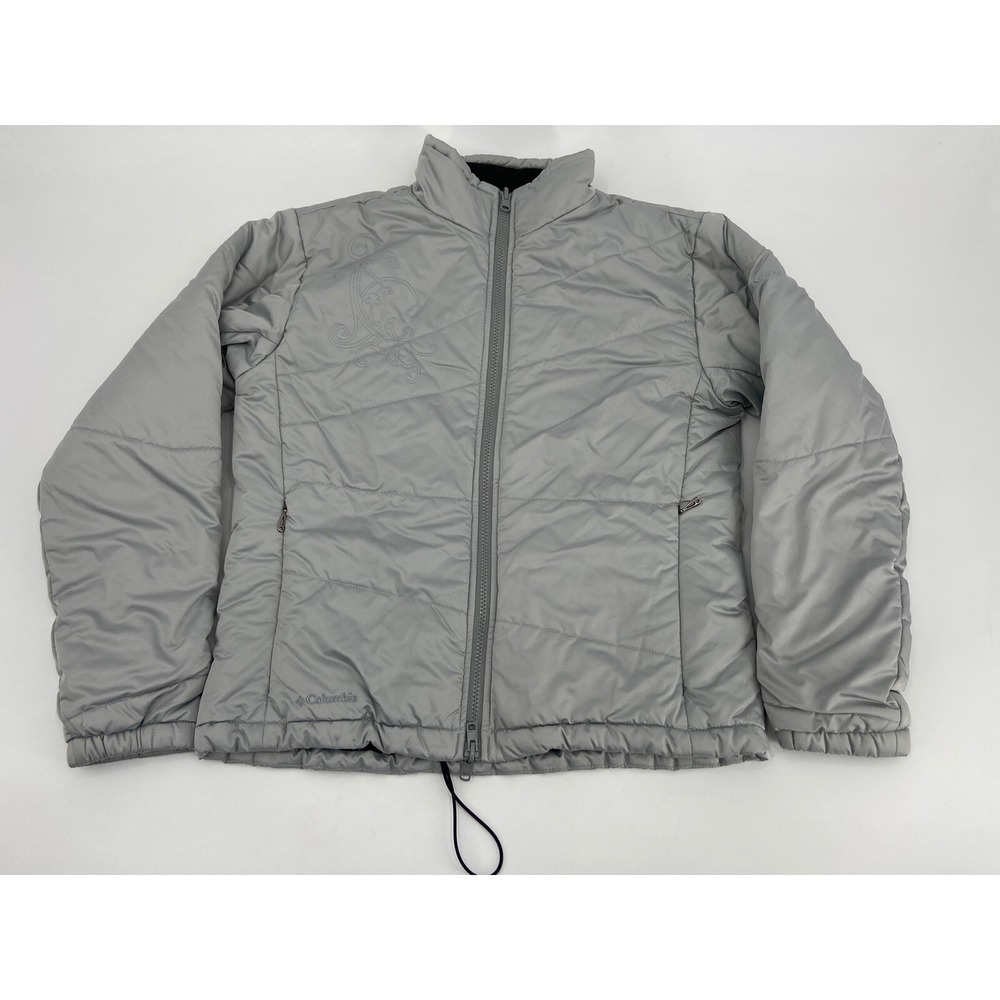 Vintage Columbia‎ Platinum 70th Anniversary Silver Jacket Women's Size Medium
